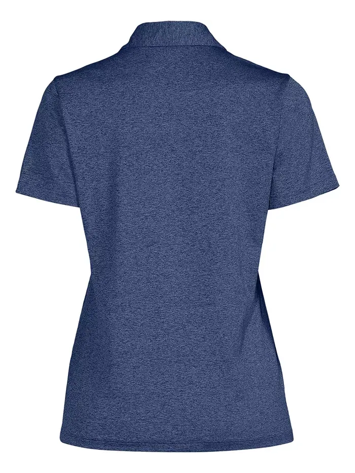 Женская быстросохнущая рубашка-поло с коротким рукавом и принтом Space Dye Sport Neck Lands' End — изображение 4 из 4