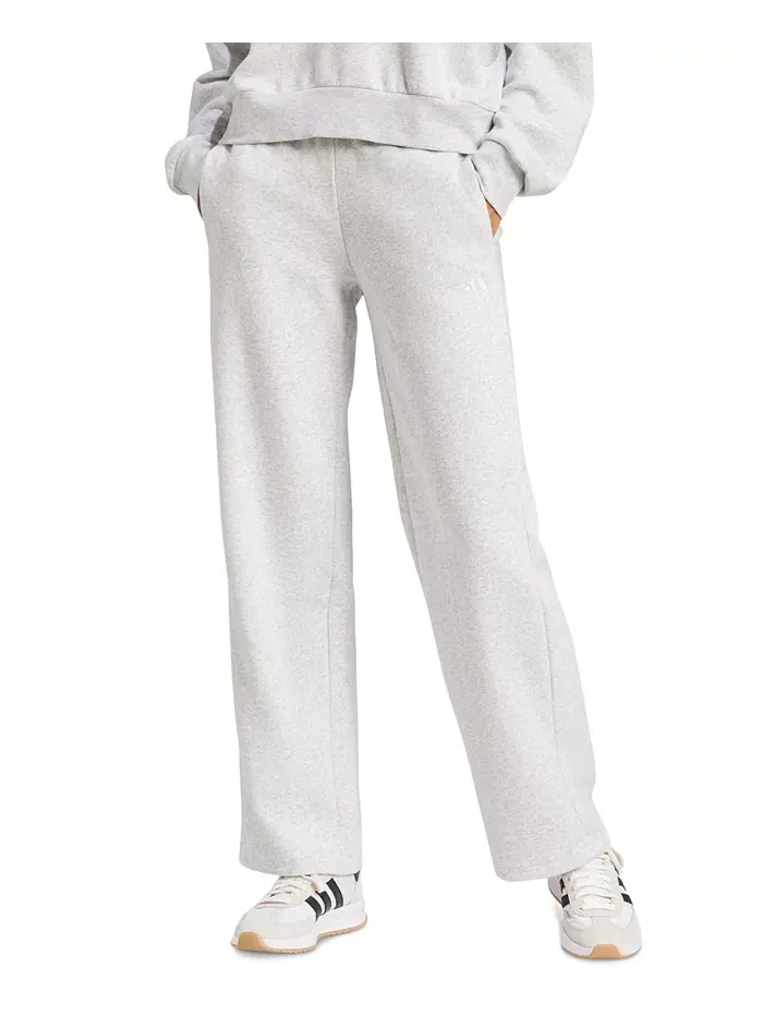 Женские брюки Essentials Feel Cozy Mid-Rise с открытым низом Adidas