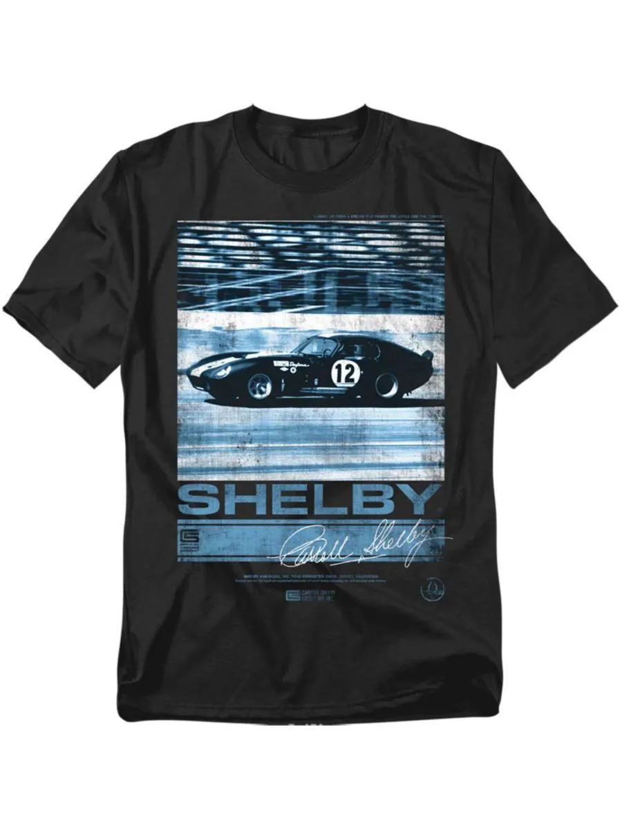 Мужская футболка At Speed Shelby Cobra — черный
