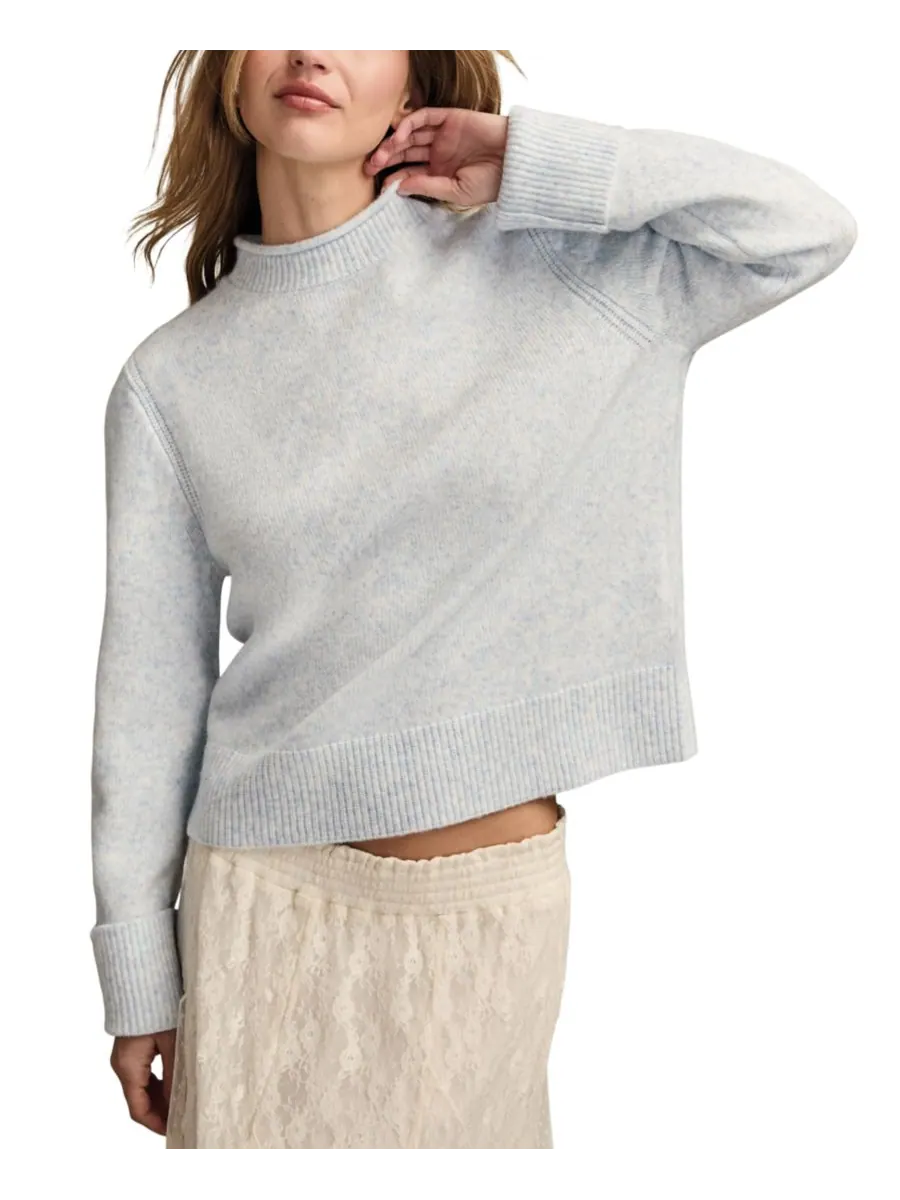 Женский мягкий свитер с высоким воротником Cloud Lucky Brand — изображение 1 из 5, ландыш