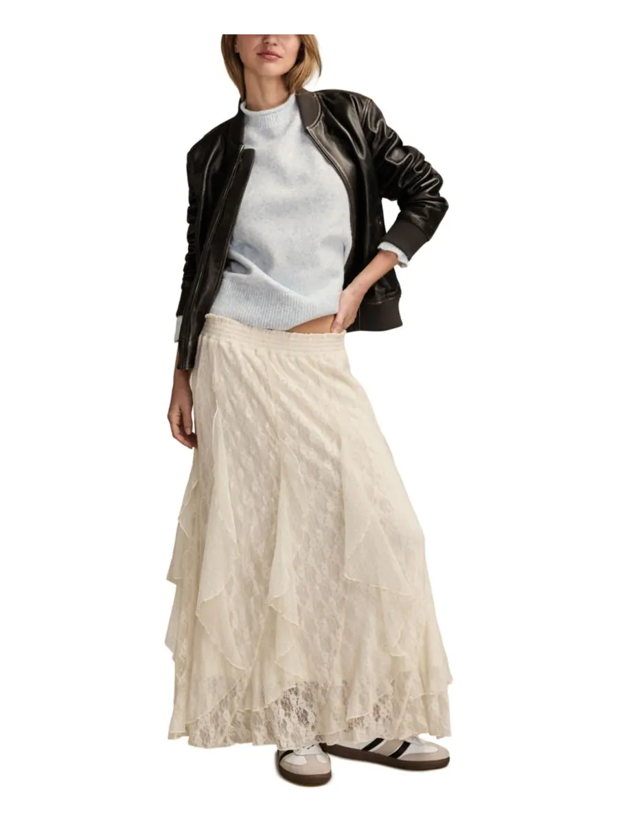 Женский мягкий свитер с высоким воротником Cloud Lucky Brand — изображение 2 из 5, ландыш