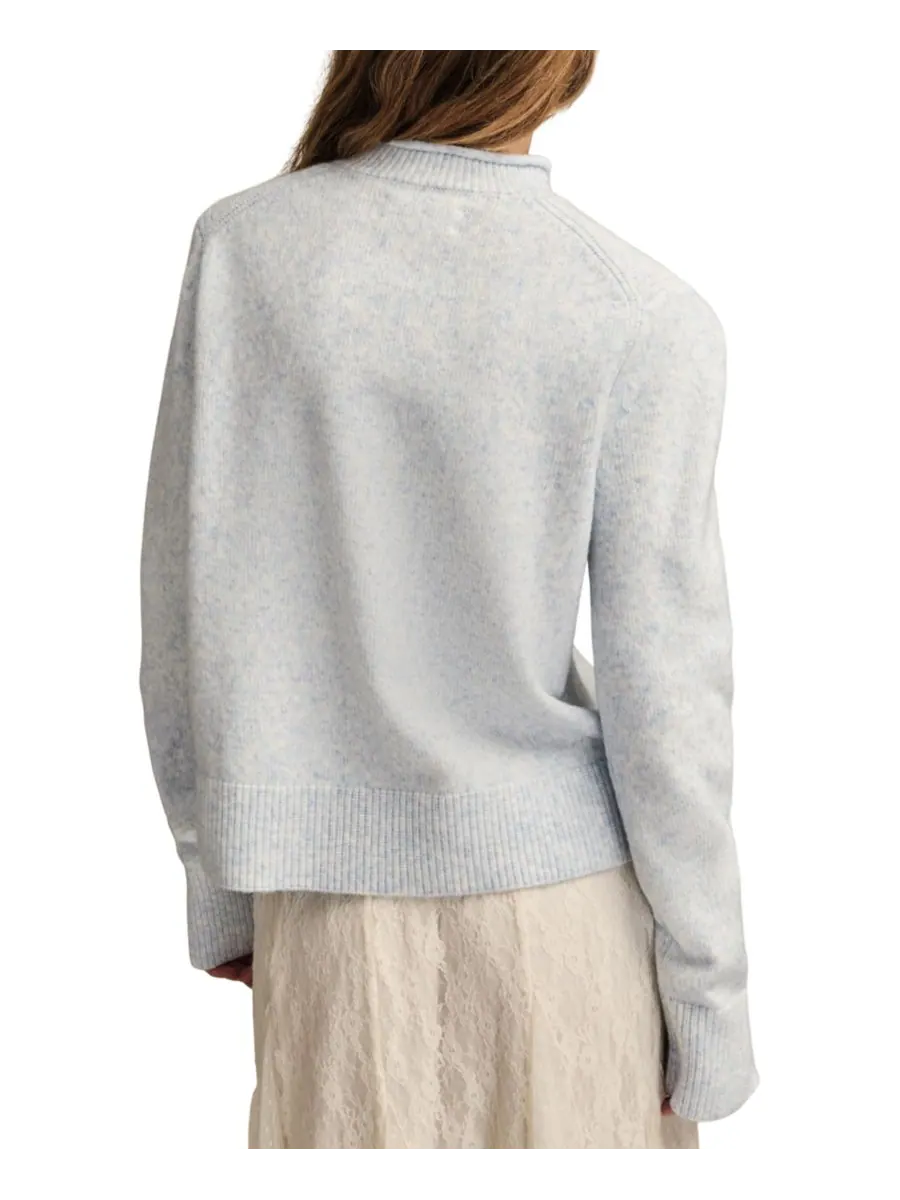 Женский мягкий свитер с высоким воротником Cloud Lucky Brand — изображение 5 из 5, ландыш