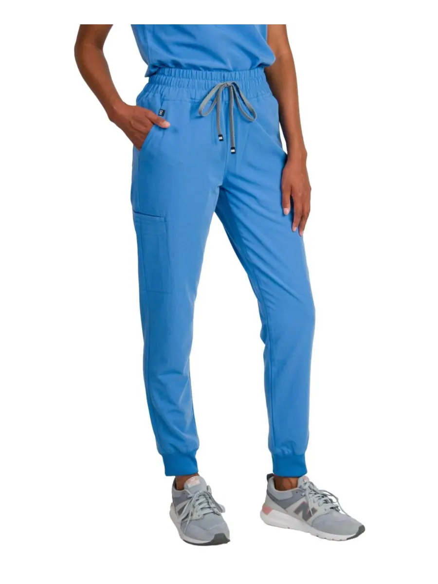 Женские спортивные брюки Madison Mid-rise Slim Jogger Scrub Pant Medgear, Ceil