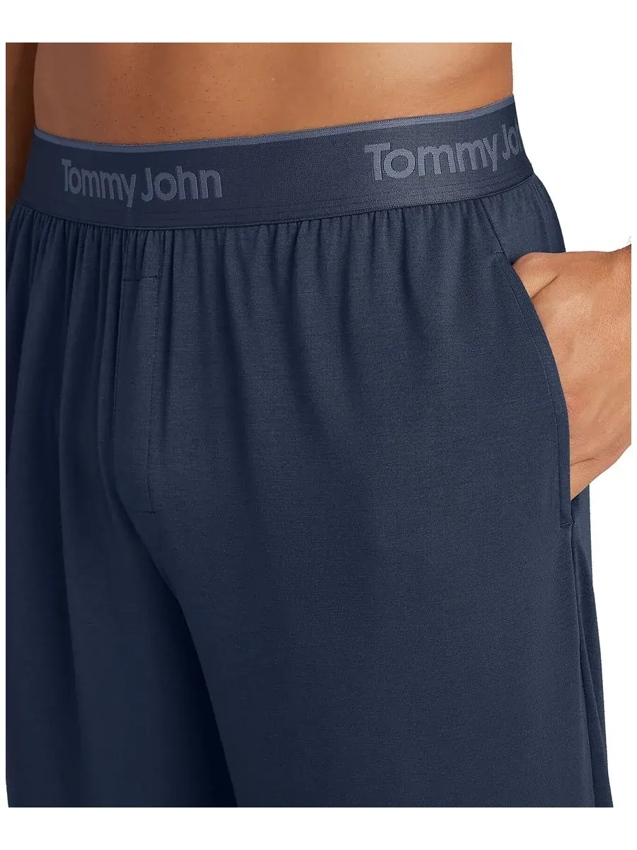 Мужские облегающие пижамные штаны Tommy John — изображение 2 из 4, синий