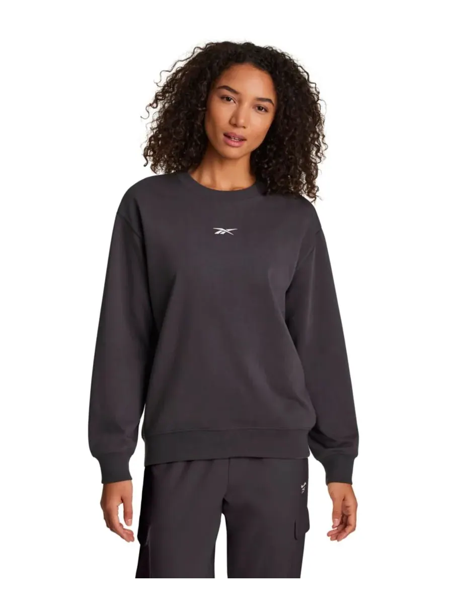 Женская футболка оверсайз Vector с круглым вырезом Reebok — изображение 1 из 6, серый