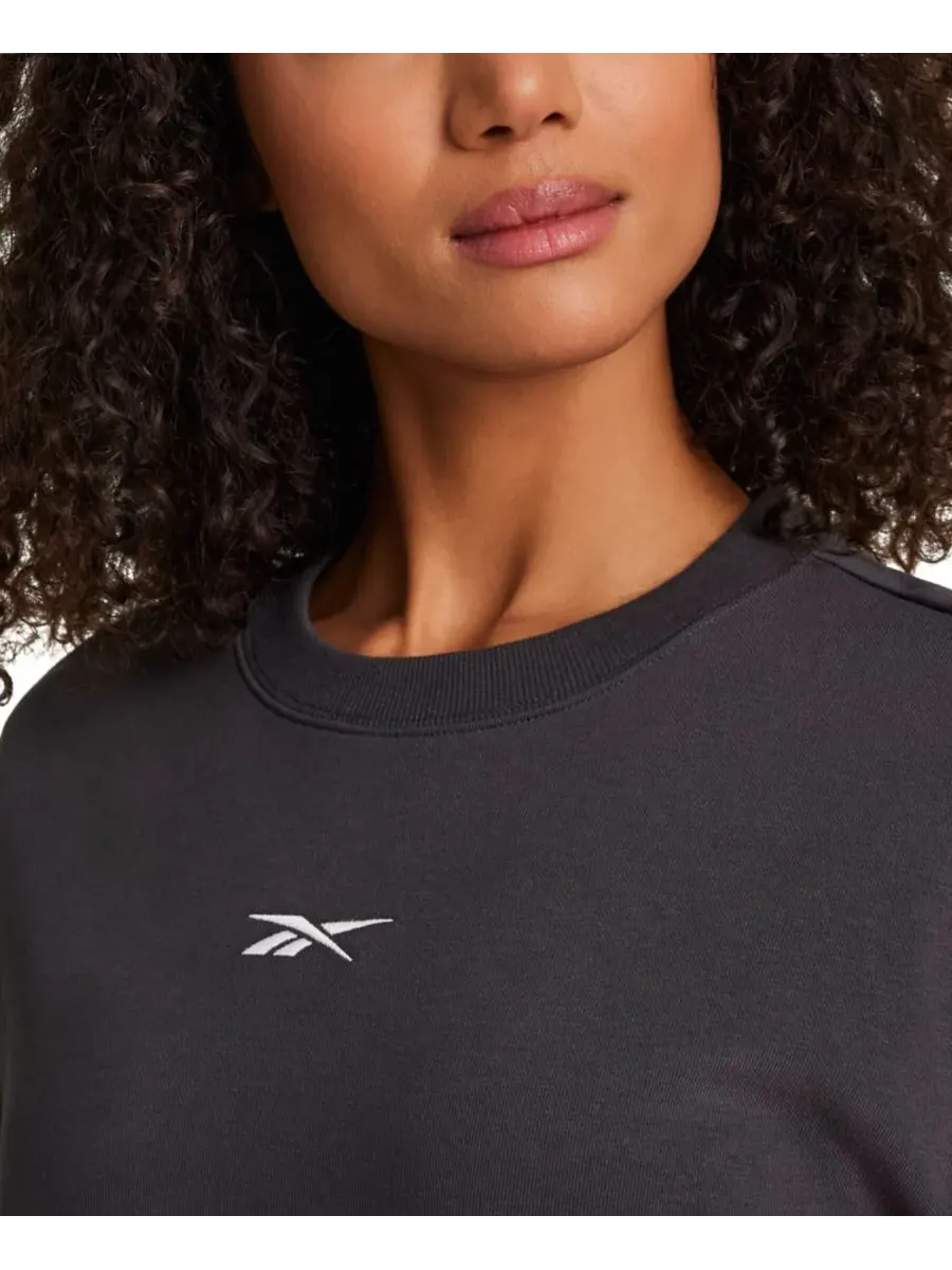 Женская футболка оверсайз Vector с круглым вырезом Reebok — изображение 6 из 6, серый