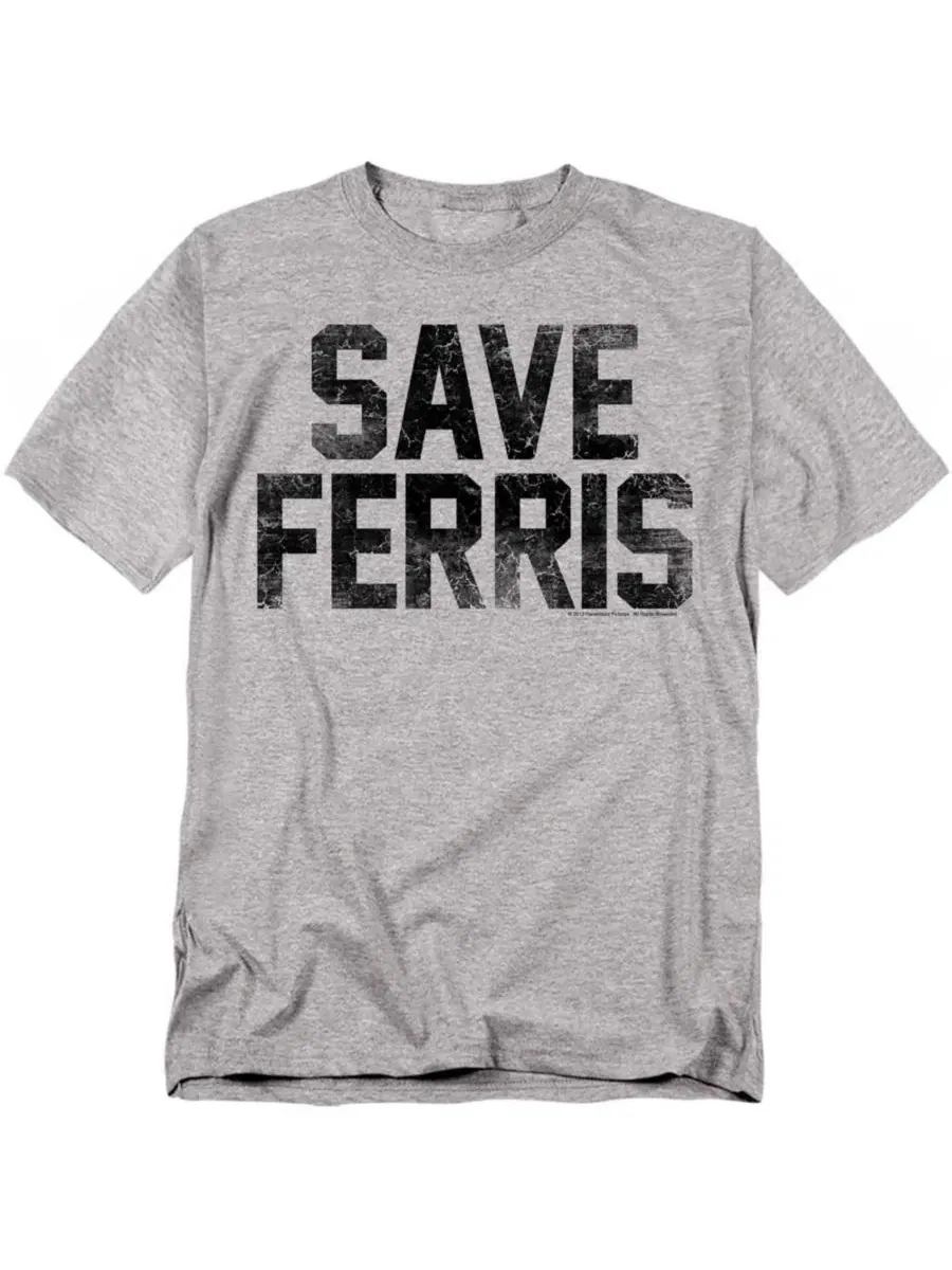 Футболка с принтом Save Ferris Ferris Bueller — изображение 1 из 3, приглушенный