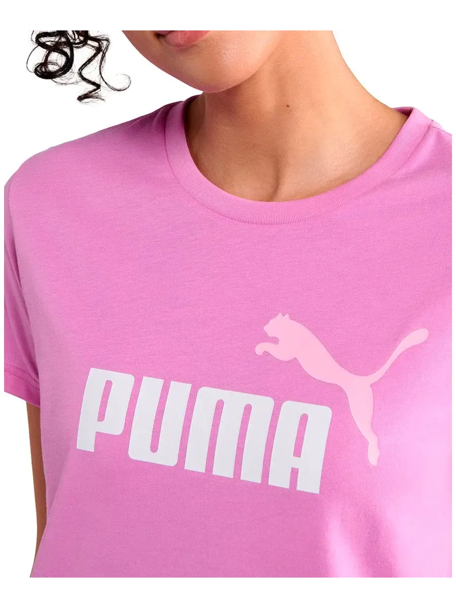 Женская футболка с коротким рукавом и круглым вырезом Puma, Mauve Pop — изображение 3 из 4