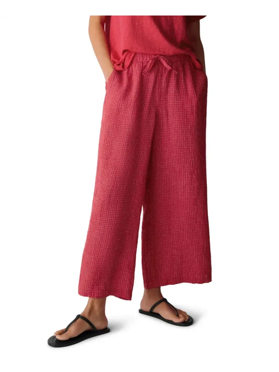 Женские широкие брюки до щиколотки Eileen Fisher — изображение 2 из 4, гренадин