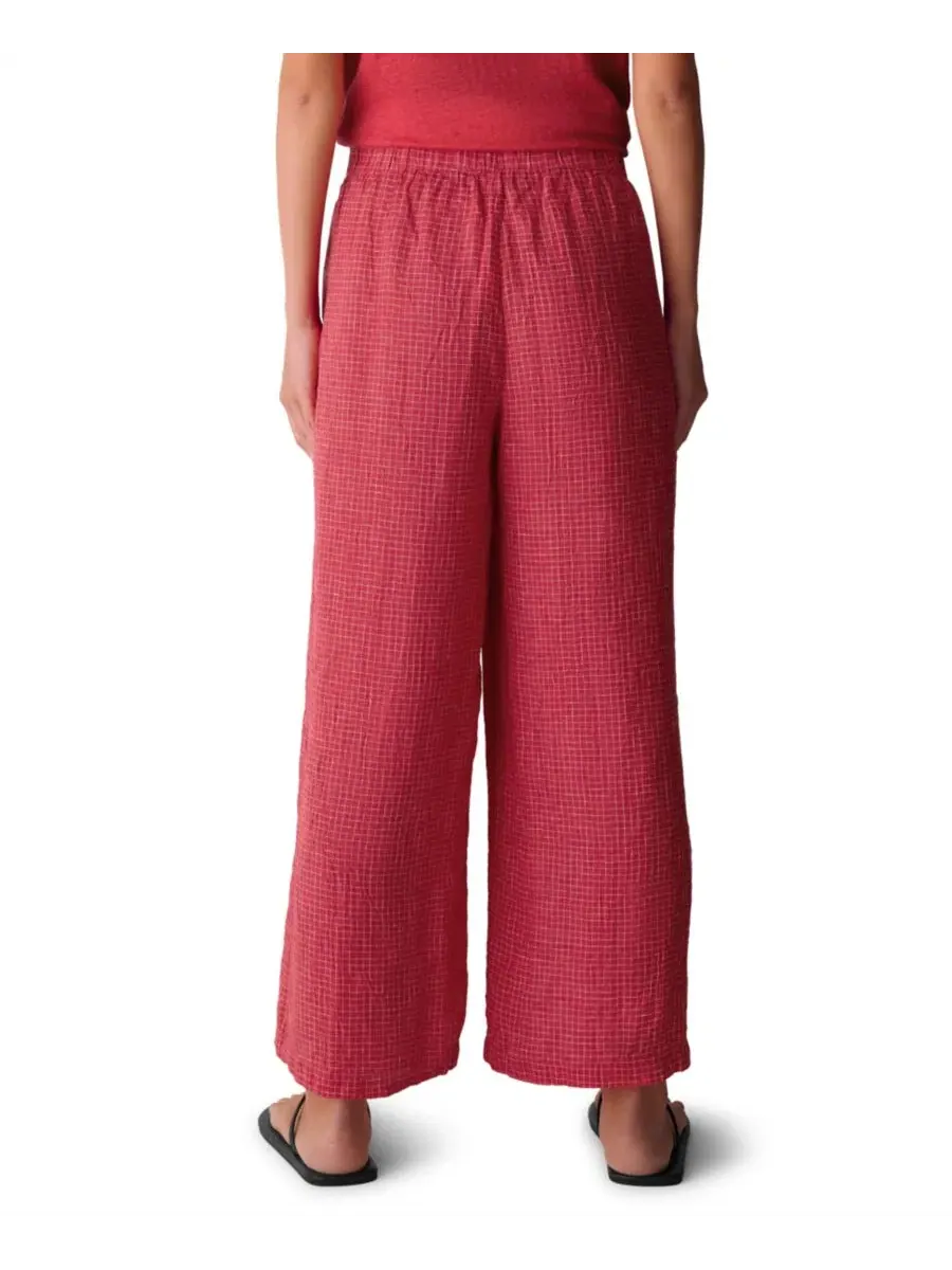 Женские широкие брюки до щиколотки Eileen Fisher — изображение 4 из 4, гренадин