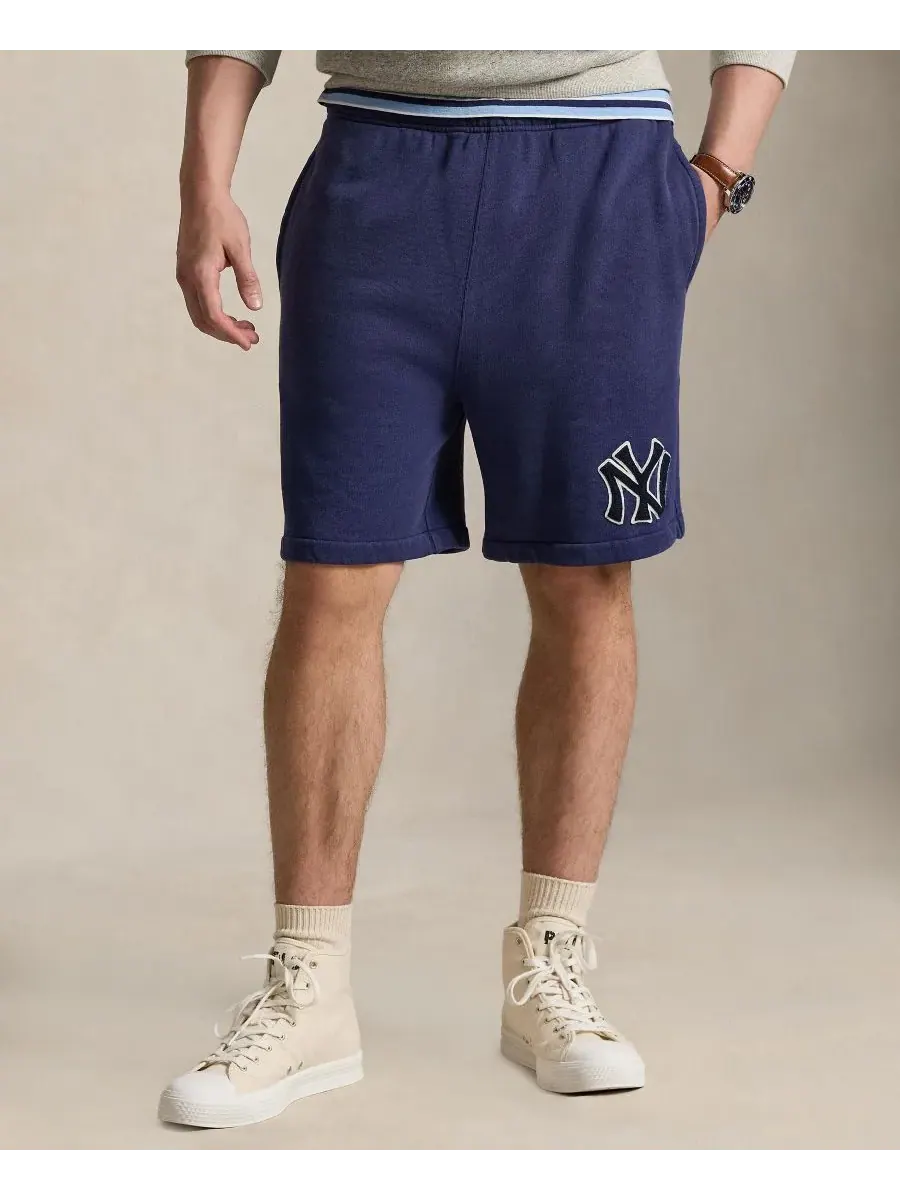 Мужские шорты с нашивкой и логотипом Polo Ralph Lauren, темно-cobalt — изображение 1 из 5, кобальт