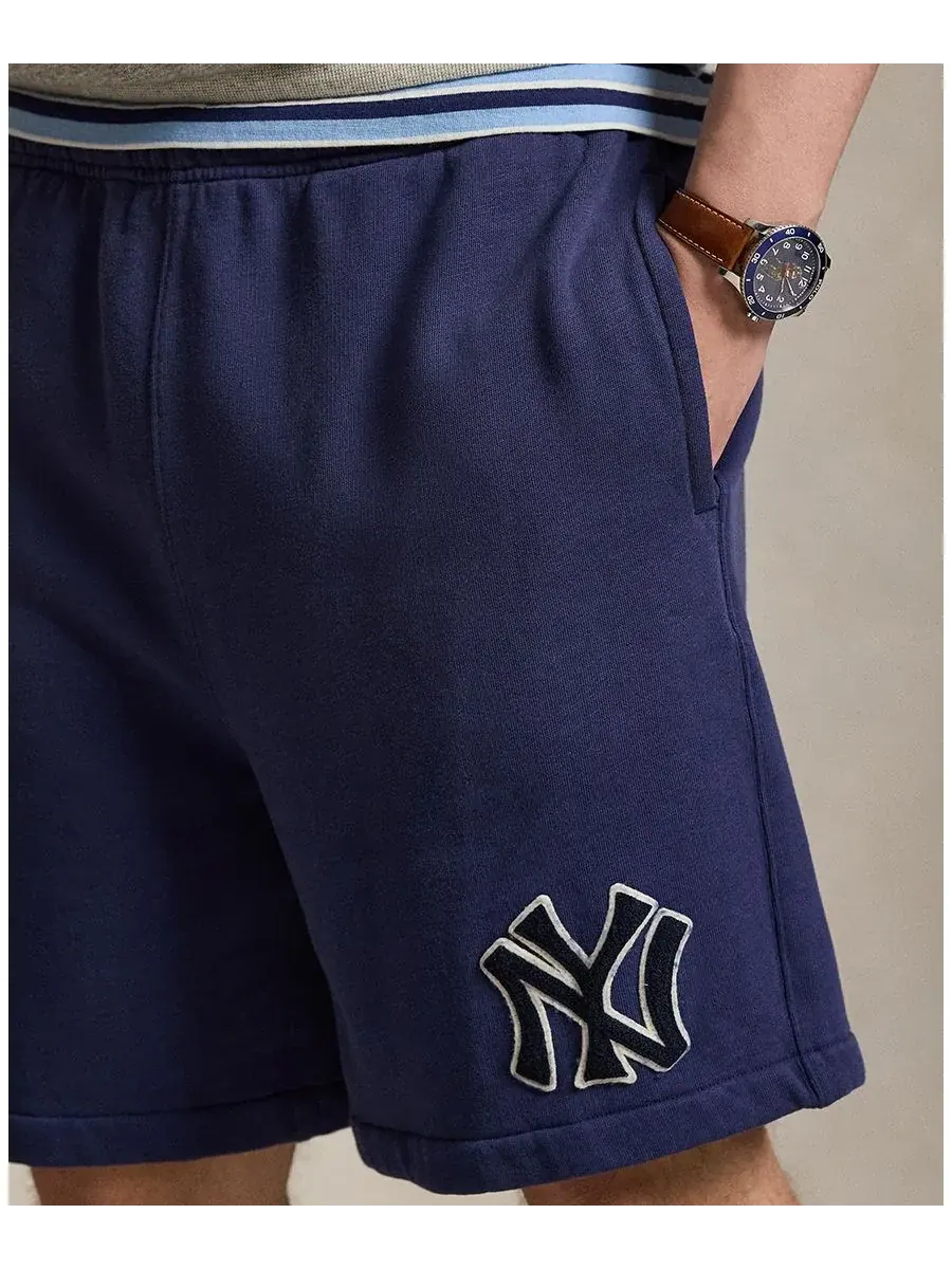 Мужские шорты с нашивкой и логотипом Polo Ralph Lauren, темно-cobalt — изображение 3 из 5, кобальт