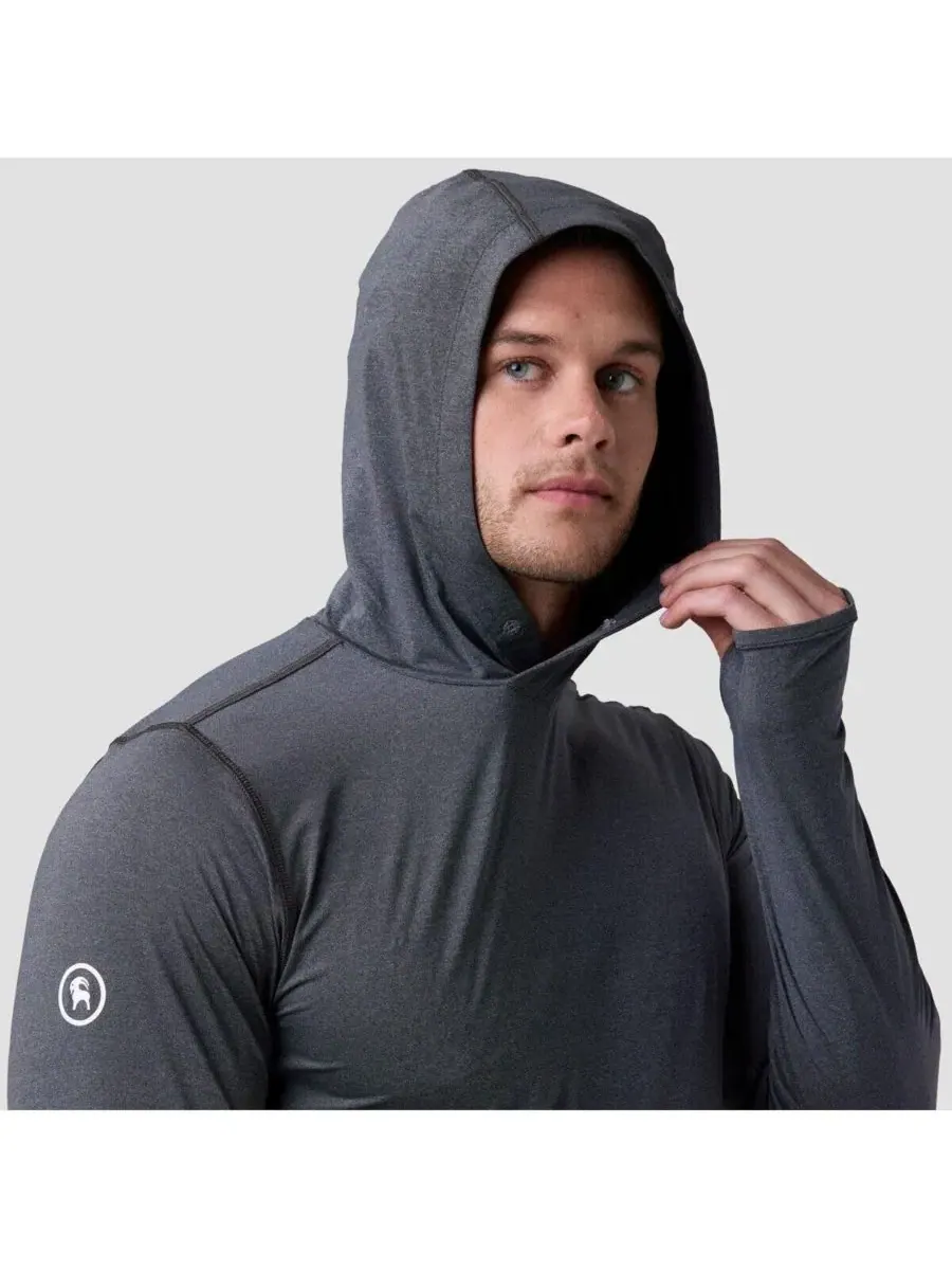 Мужская солнцезащитная худи Tahoe Pro LT Sun Hoodie Backcountry — изображение 4 из 8, черный