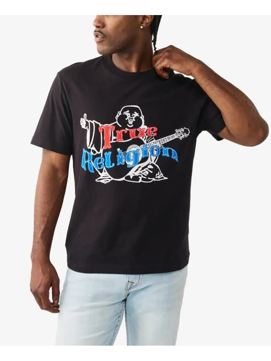 Мужская футболка с графическим принтом, стандартного кроя True Religion