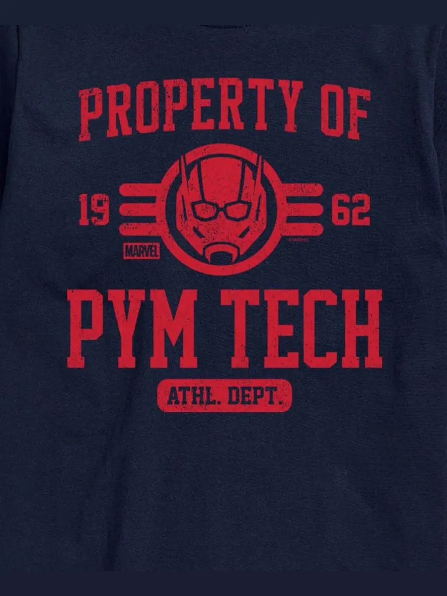 Мужская футболка с коротким рукавом Marvel Ant-Man Property Of Pym Tech с графическим принтом — изображение 3 из 3