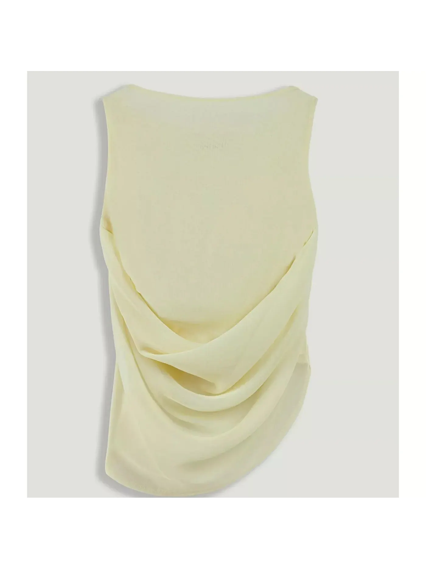 Блуза NOCTURNE Draped Sleeveless — изображение 4 из 6, желтый