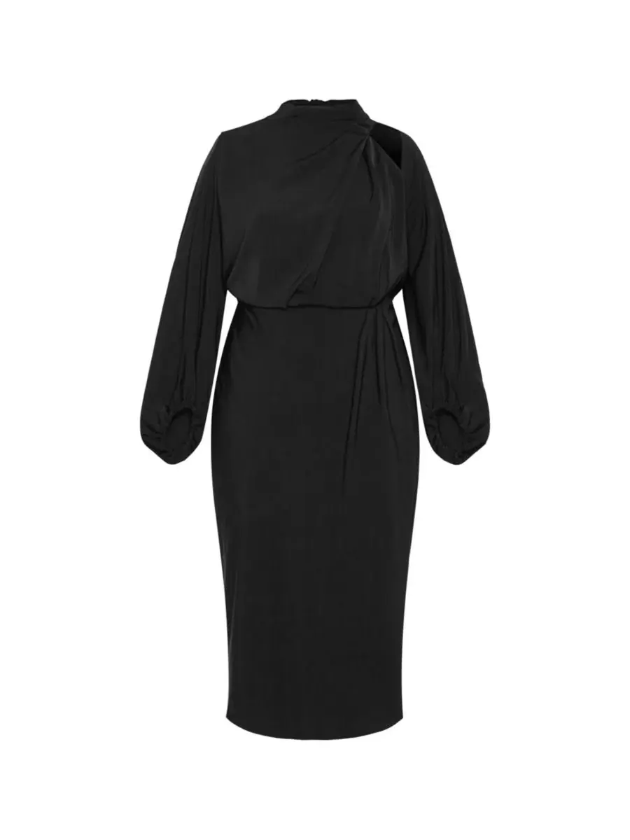 Женское платье Джейли City Chic — изображение 3 из 4, черный