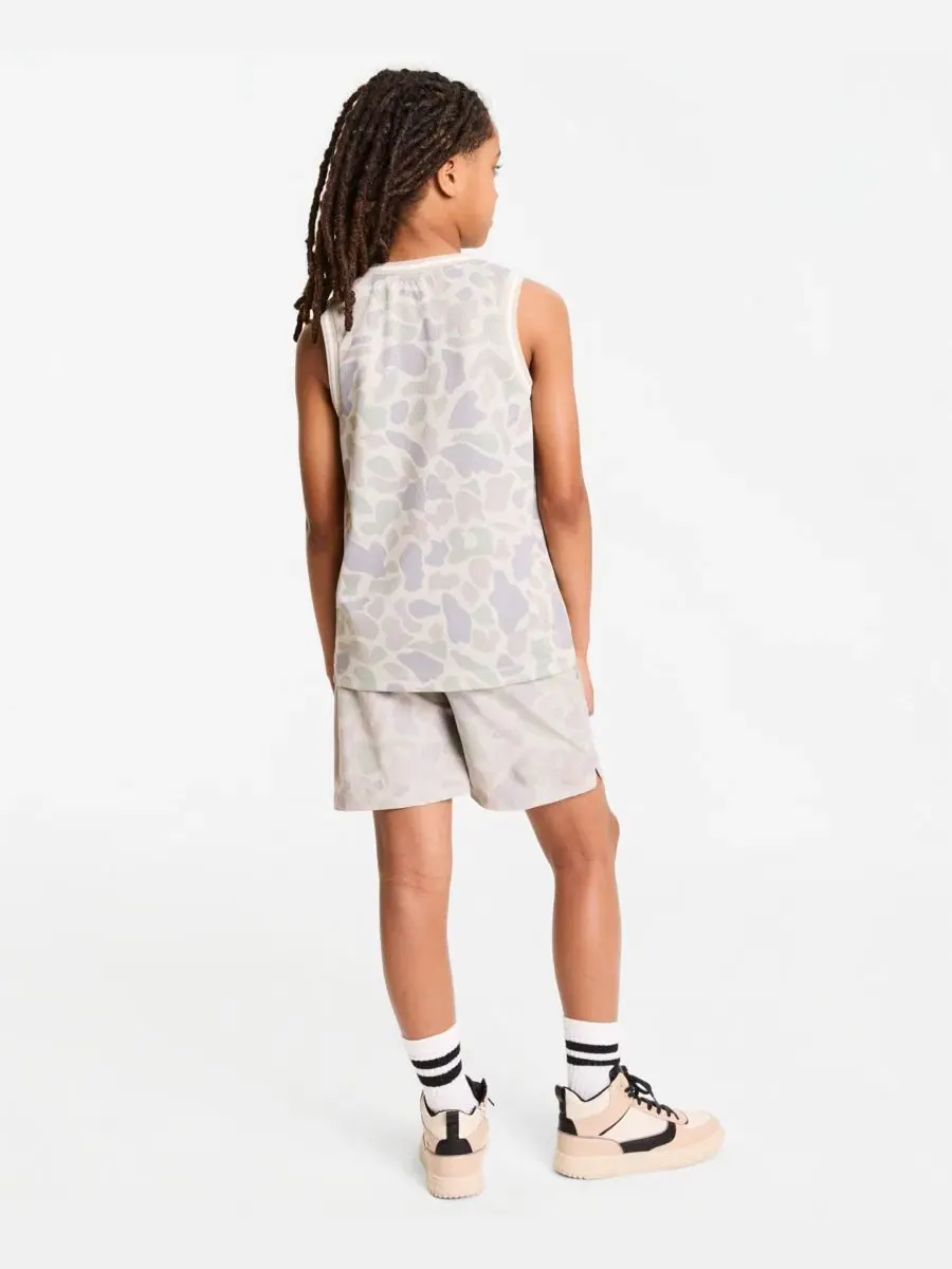 Детские гибридные шорты-накидка для мальчиков 5-20 лет Abercrombie Kids — изображение 3 из 6, коричневый