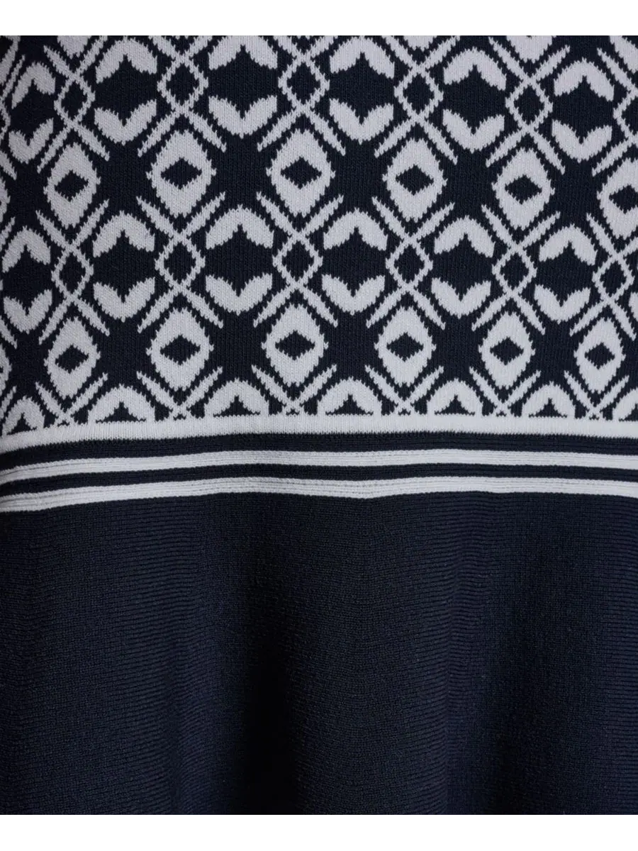 Женский вязаный свитер, мини-юбка на резинке Bcbg — изображение 4 из 6, глубокий/белый