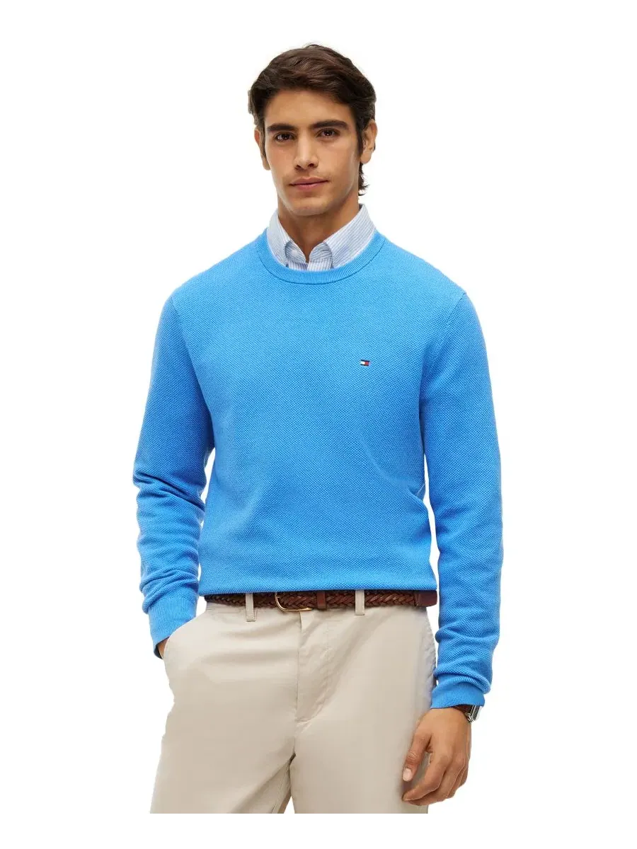 Свитшот Essential Texture из хлопка Tommy Hilfiger