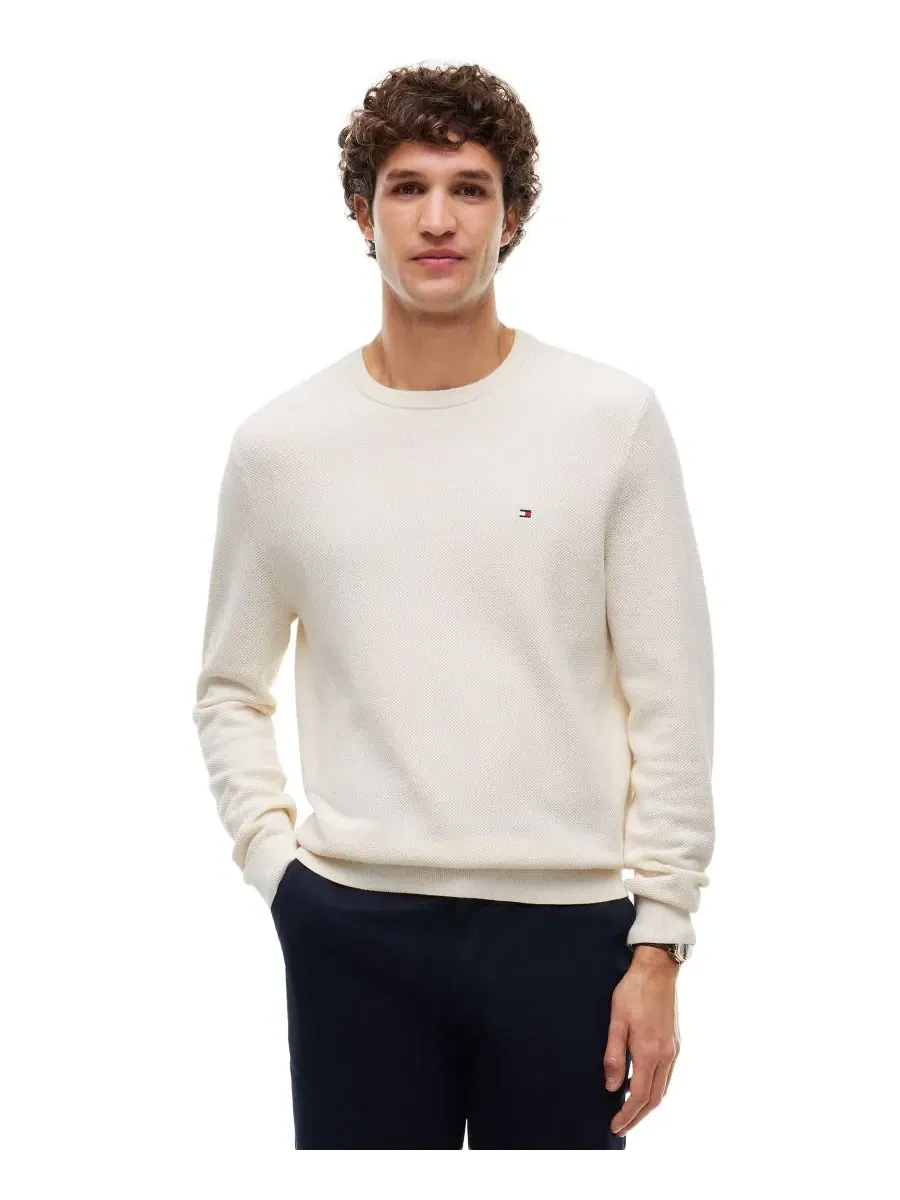 Свитшот Essential Texture Cotton с коротким рукавом Tommy Hilfiger