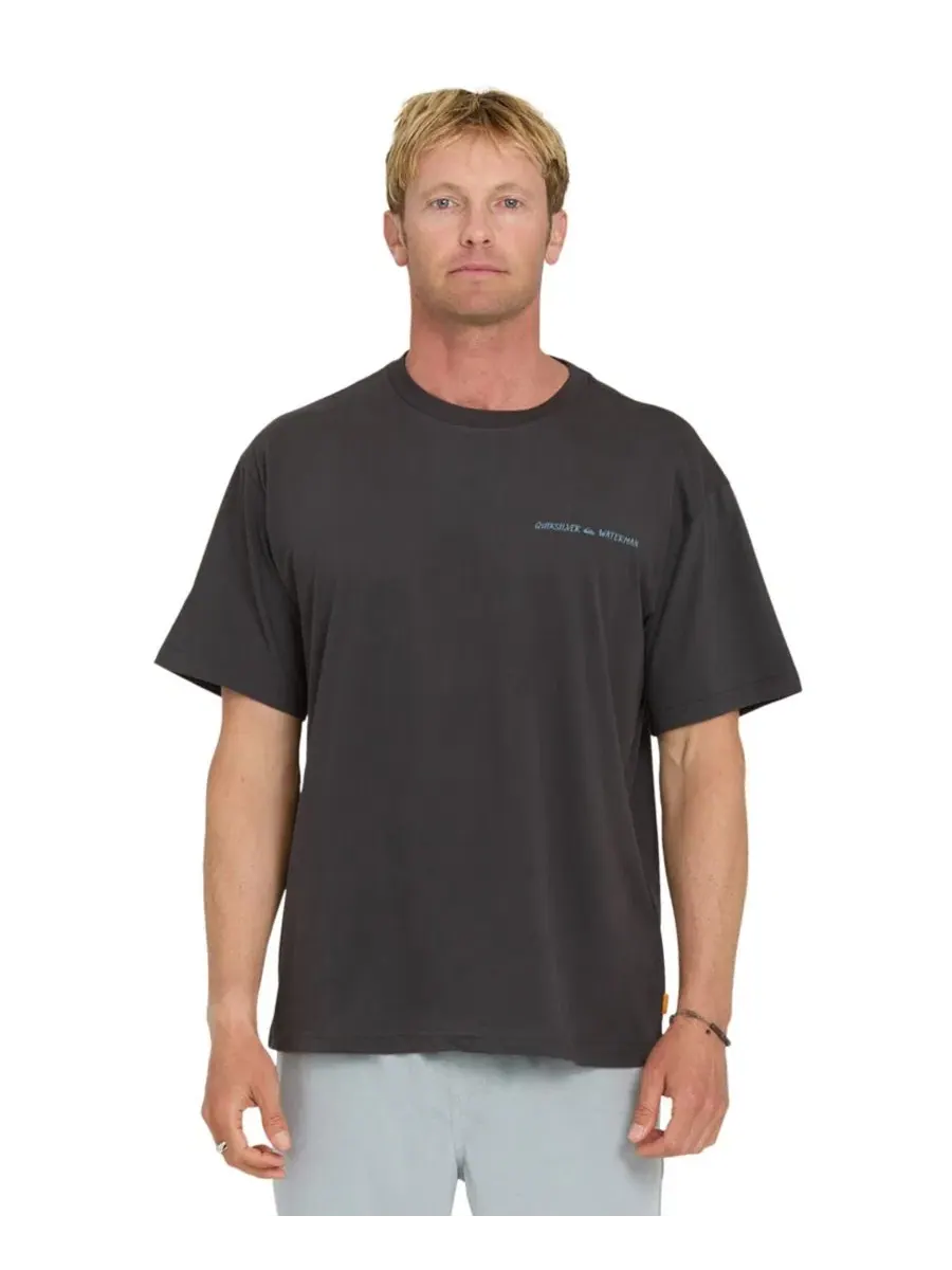Футболка с коротким рукавом Angler Quiksilver Waterman — изображение 2 из 3, фантомный