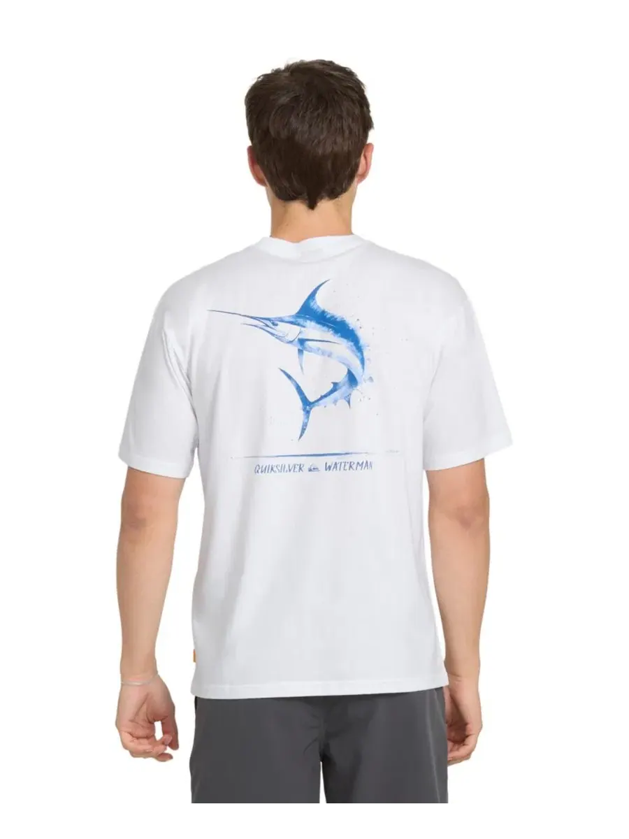 Футболка с коротким рукавом Angler Quiksilver Waterman — белый