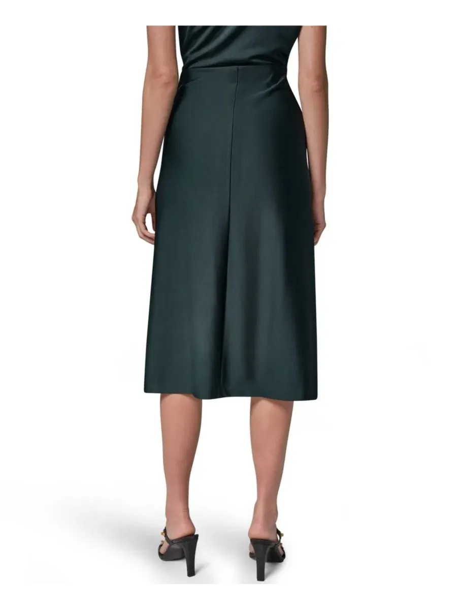 Юбка-карандаш миди Sheen Ponte с закруткой Donna Karan New York — изображение 4 из 6, черный