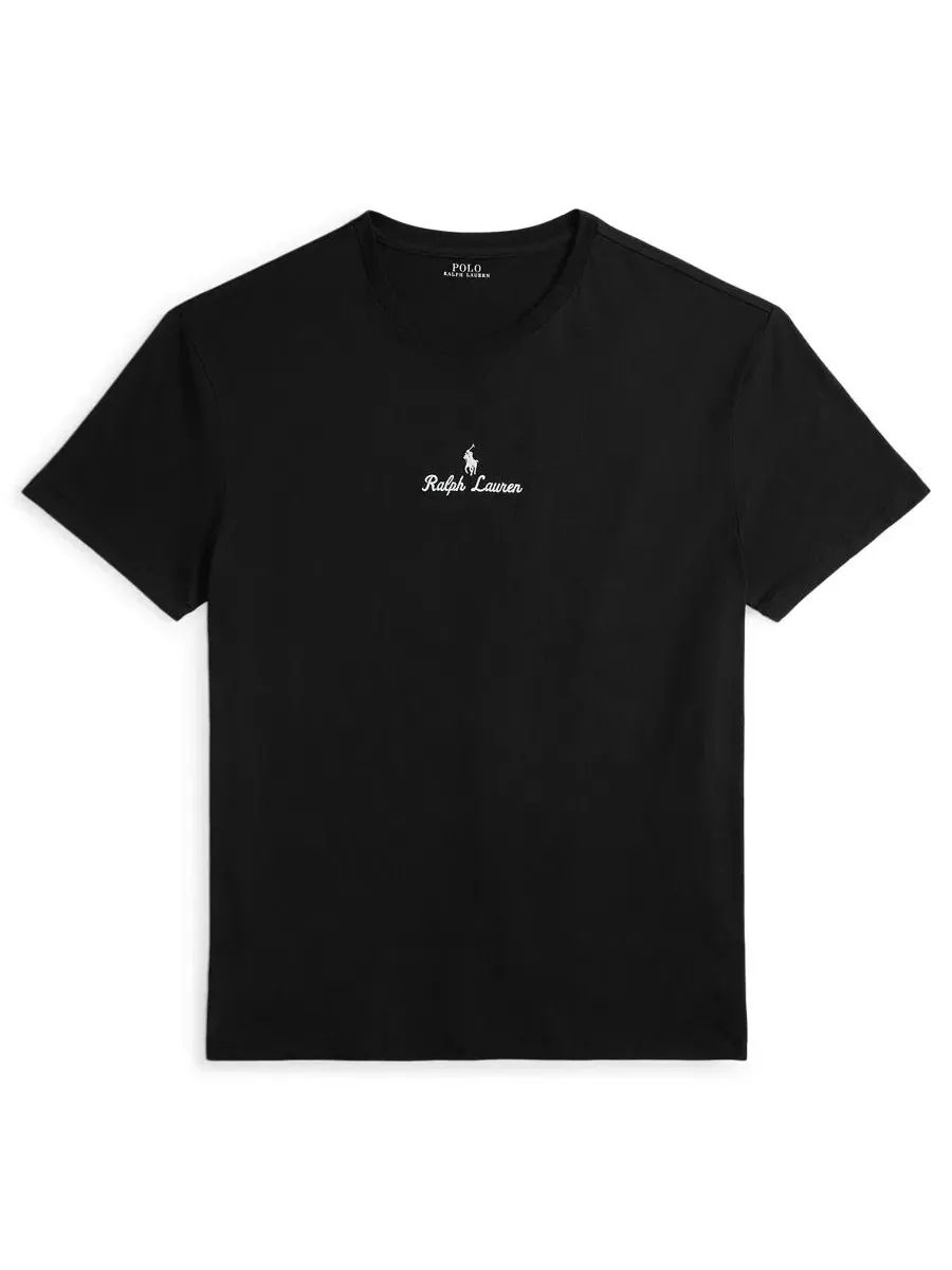 Футболка мужская с коротким рукавом и круглым вырезом Polo Ralph Lauren — изображение 5 из 5, черный