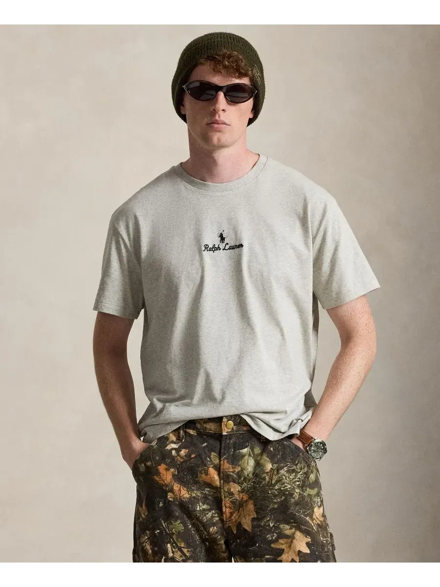 Футболка с коротким рукавом и круглым вырезом Polo Ralph Lauren — изображение 1 из 5, стриженый