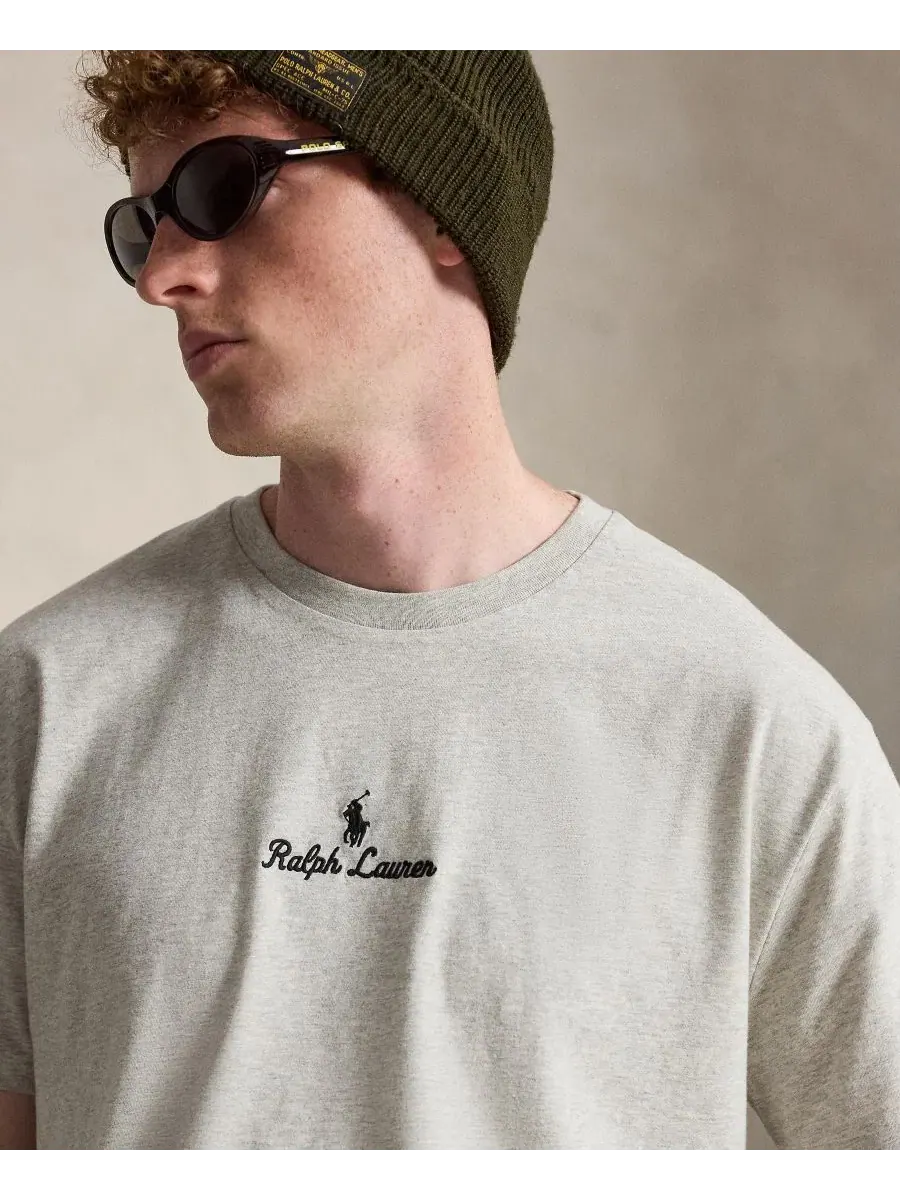 Футболка с коротким рукавом и круглым вырезом Polo Ralph Lauren — изображение 3 из 5, стриженый