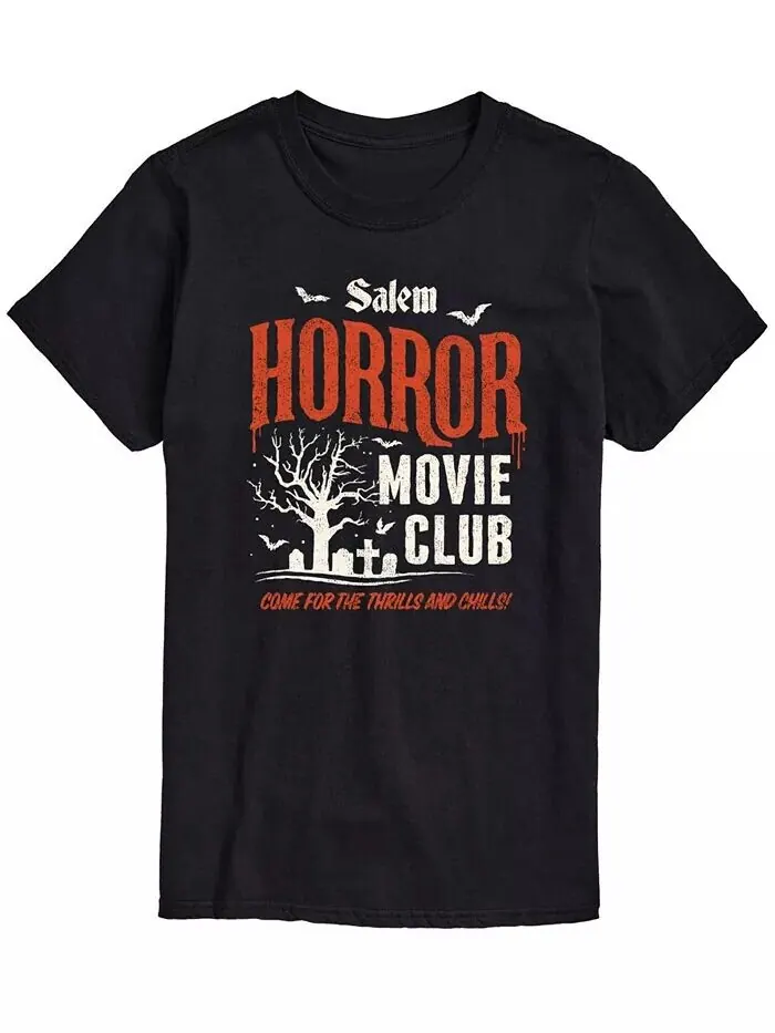 Мужская футболка Horror Movie Club Classic Fit AIRWAVES — изображение 1 из 2, черный