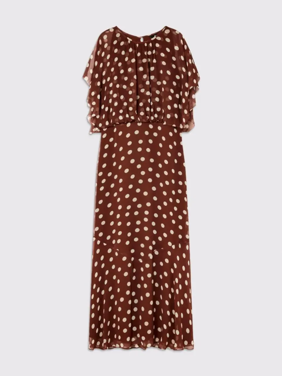 Платье миди с принтом в горошек Polka Dot Print Whistles — изображение 2 из 6, мульти