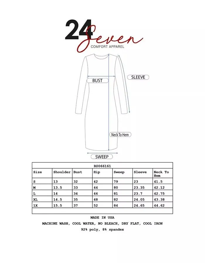 Женское платье длины миди с расклешенным силуэтом 24seven Comfort Apparel — изображение 4 из 4, кирпич