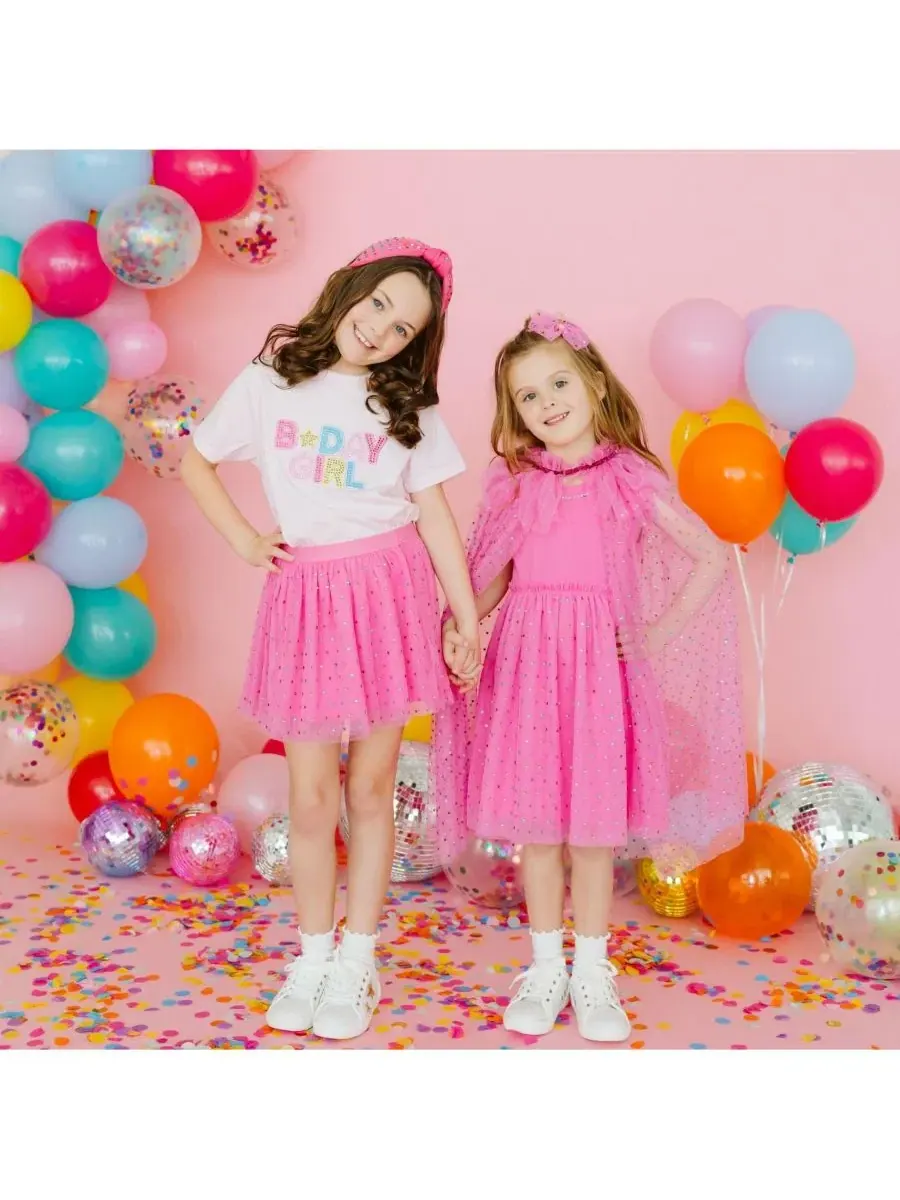 Юбка-пачка с блестками, модель Raspberry Rhinestone Tutu Sweet Wink — 5