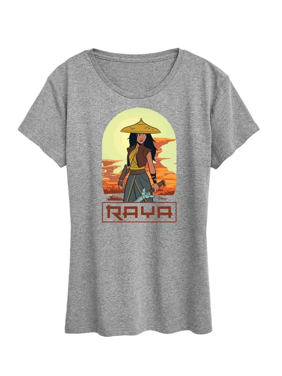 Футболка с принтом Raya and The Last Dragon Desert Hybrid Apparel — изображение 1 из 3, серый
