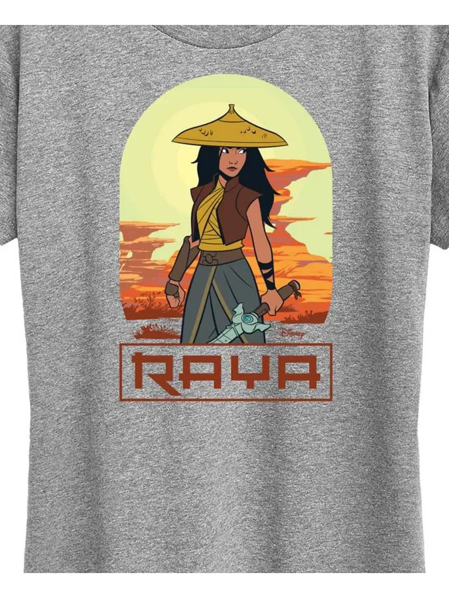 Футболка с принтом Raya and The Last Dragon Desert Hybrid Apparel — изображение 2 из 3, серый