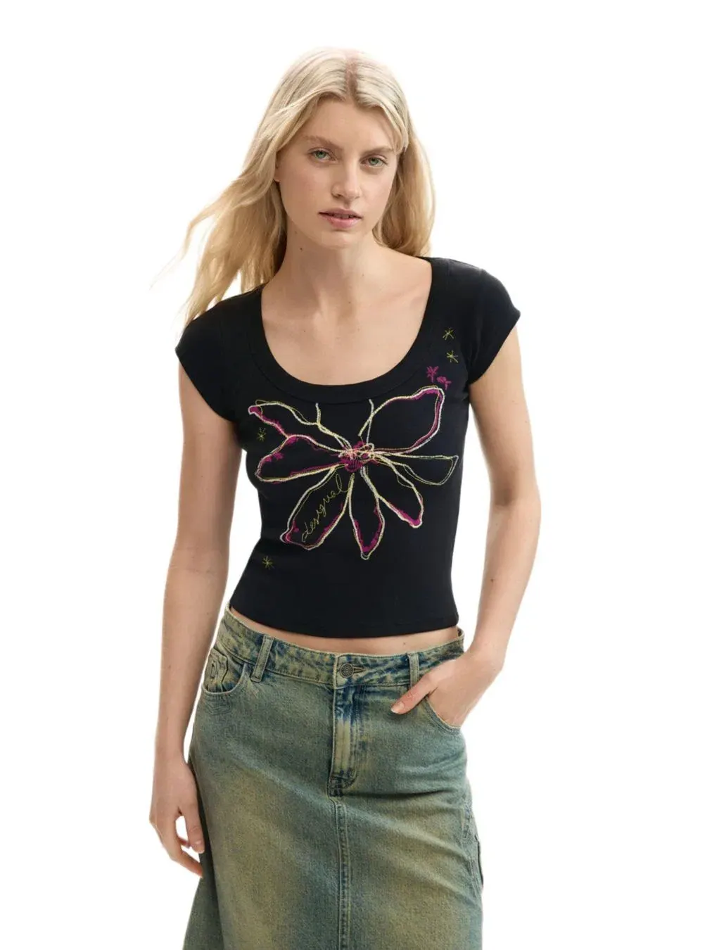 Футболка с принтом Desigual
