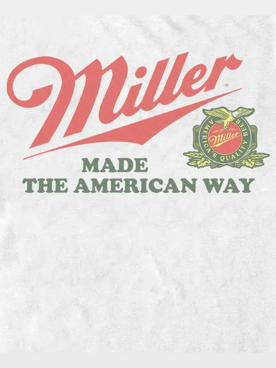 Футболка с коротким рукавом Miller Made The American Way Fifth Sun — изображение 3 из 3, белый