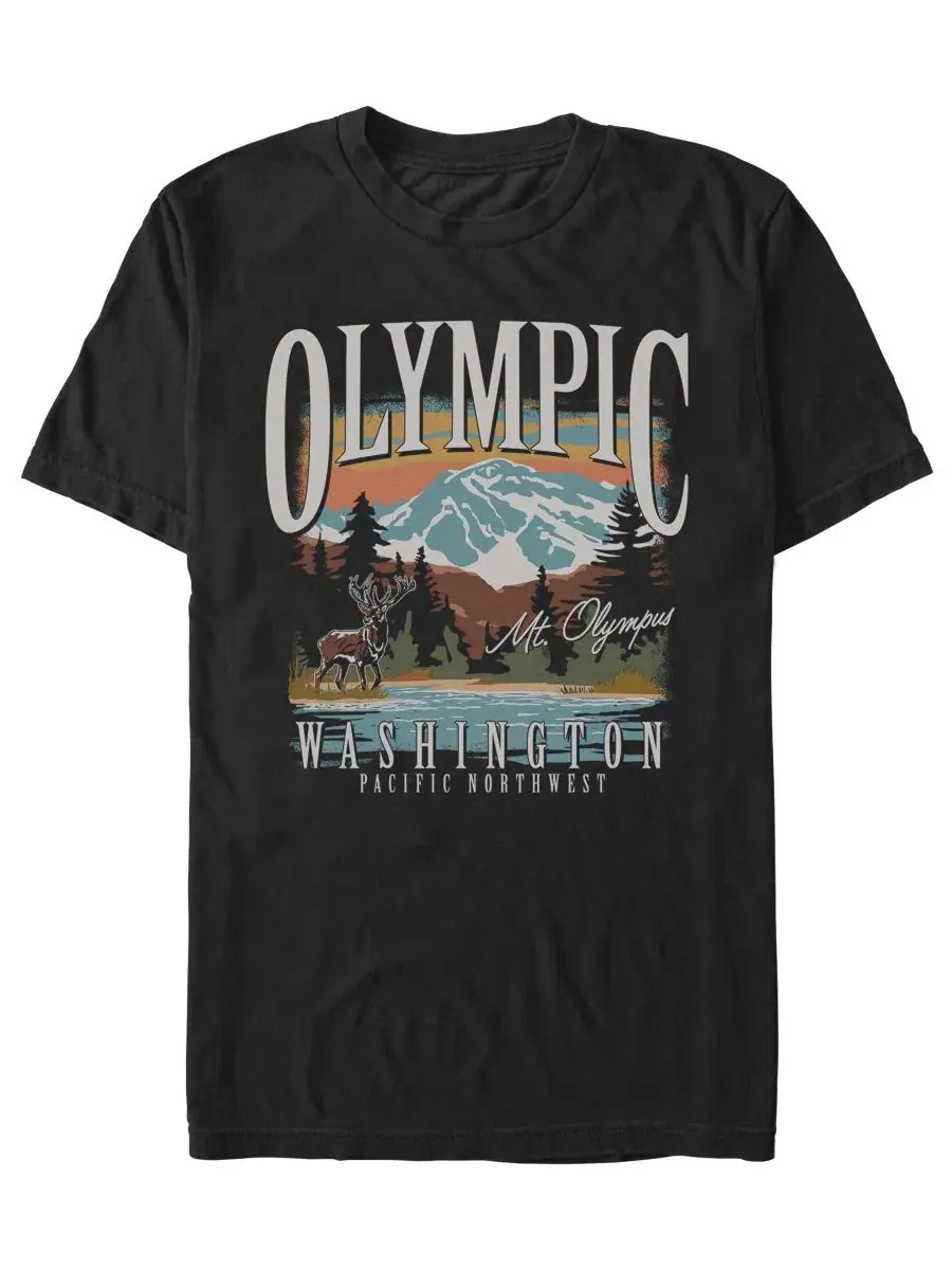 Футболка с принтом Olympic Washington Fifth Sun — изображение 1 из 3, черный