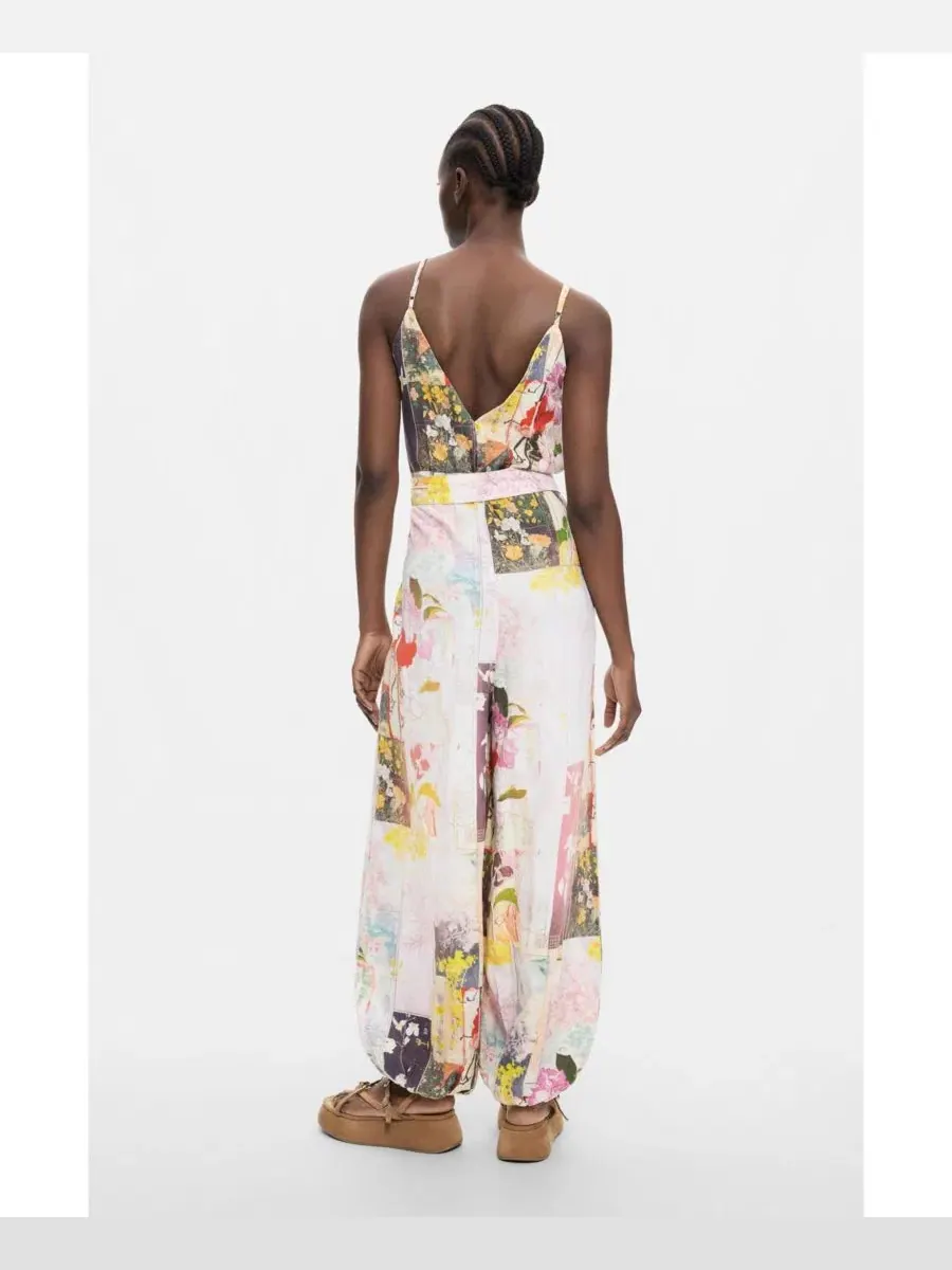 Комбинезон женский с принтом Desigual — изображение 3 из 4, черный