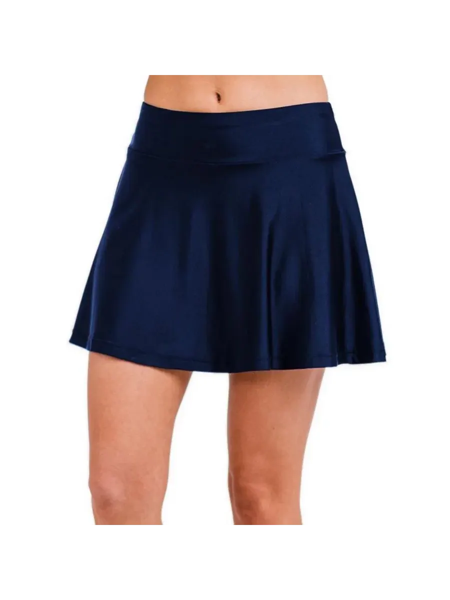 Топ для плавания с полузастежкой-молнией Adele Swim Top Calypsa — изображение 1 из 4, темно-синий