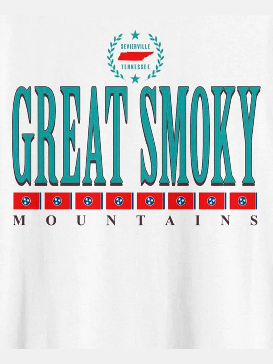Футболка с принтом Smokey Flag Lineup Fifth Sun — изображение 3 из 3, белый