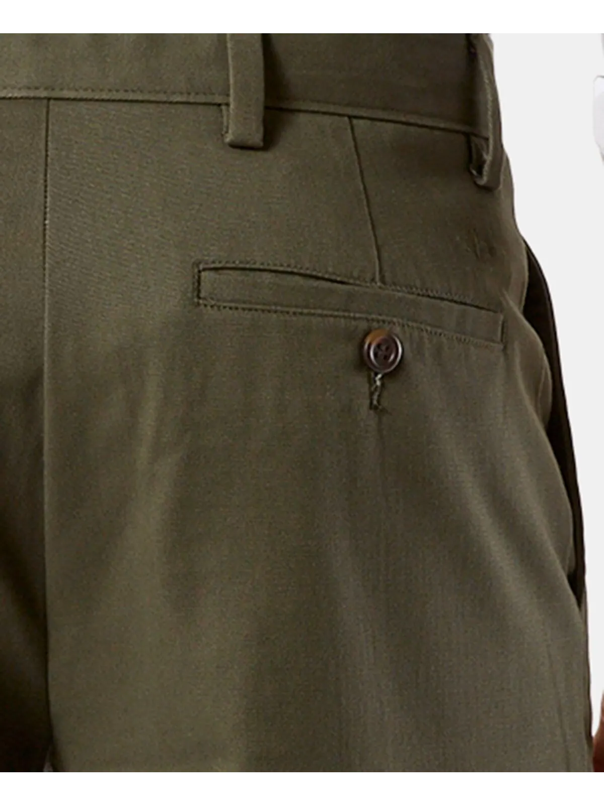 Мужские эластичные брюки цвета хаки easy straight fit Dockers — изображение 4 из 5, оливковый