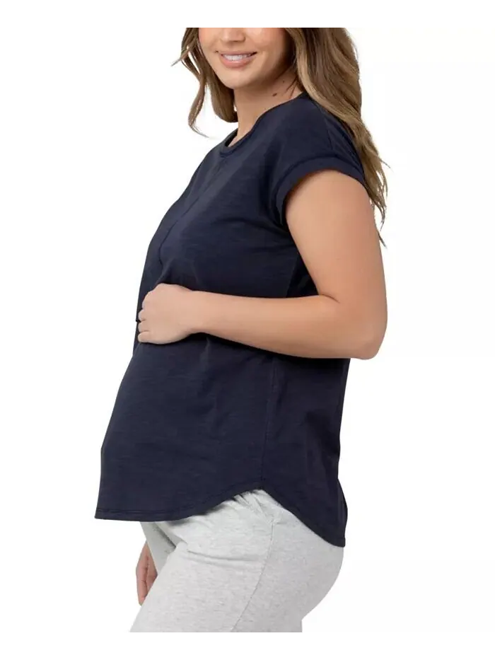 Футболка для беременных Richie Nursing Lift Up Ripe Maternity — изображение 3 из 3, синий