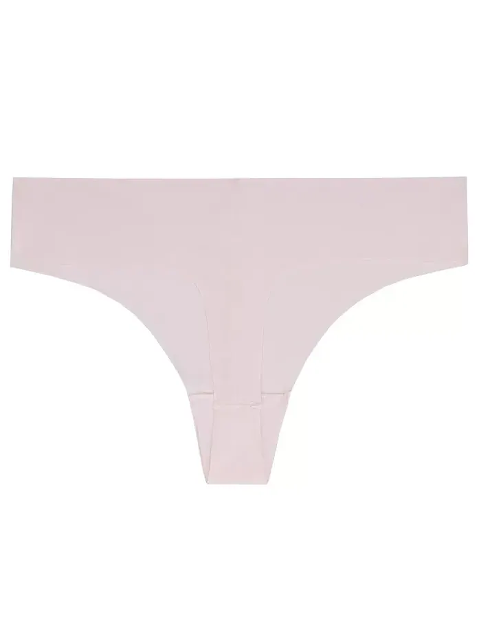 Легкие трусы-стринги с логотипом Cut Anywear DK5026 DKNY — изображение 2 из 2, кремовый