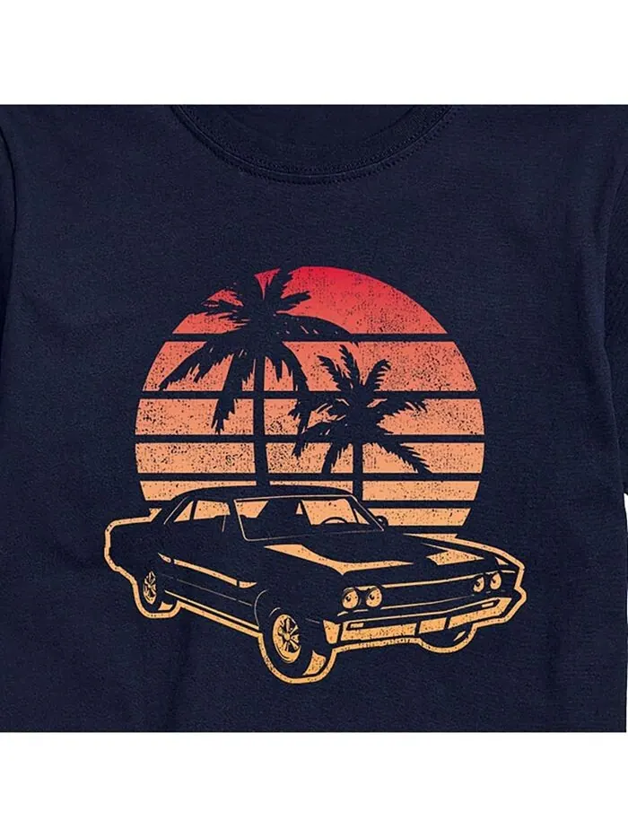 Мужская футболка с коротким рукавом Sunset Car AIRWAVES — изображение 3 из 3, синий