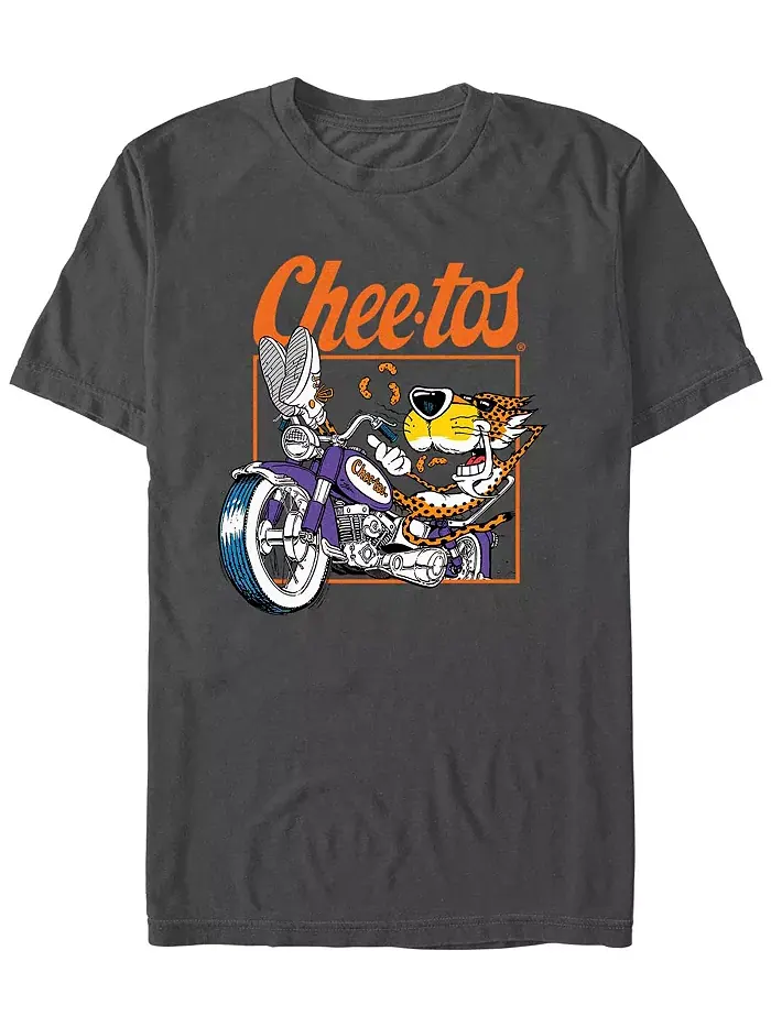 Мужская футболка с коротким рукавом Cheetos Chester Chomper Fifth Sun — изображение 1 из 1, темно-серый