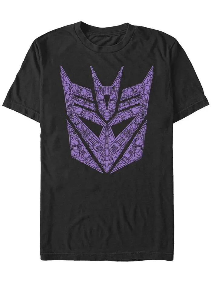Мужская футболка с короткими рукавами Decepticon и круглым вырезом Fifth Sun — изображение 1 из 1, черный