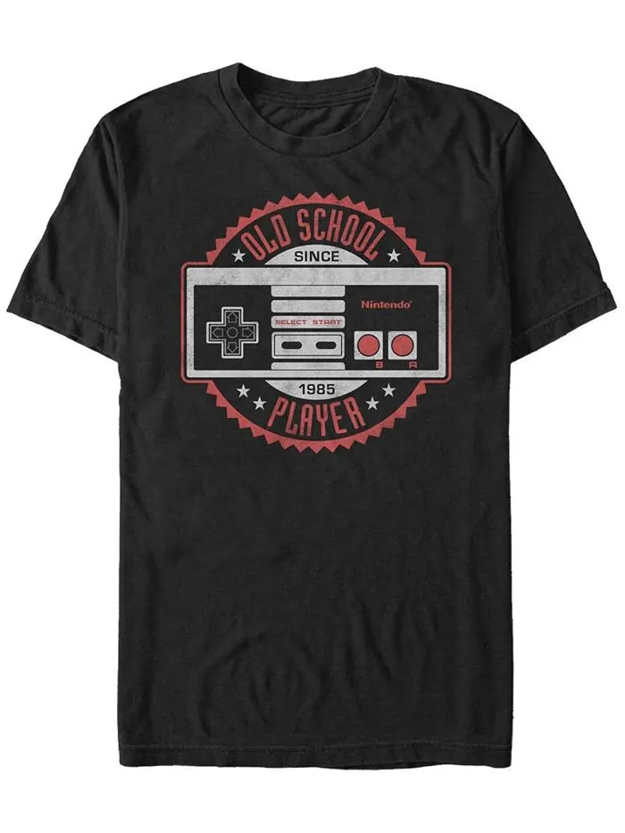 Мужская классическая футболка с короткими рукавами для контроллера NES Nintendo Nintendo Fifth Sun — изображение 1 из 1